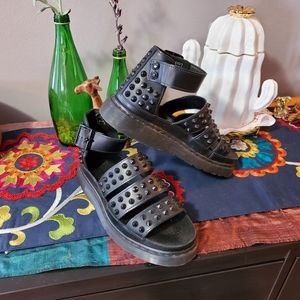 DM chunky spiked gladiator sandal women's us9/uk7